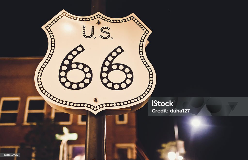 Placa de Route 66 - Foto de stock de Oklahoma royalty-free