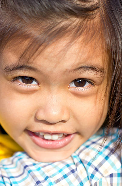 istock Happy little girl's face. 178856030