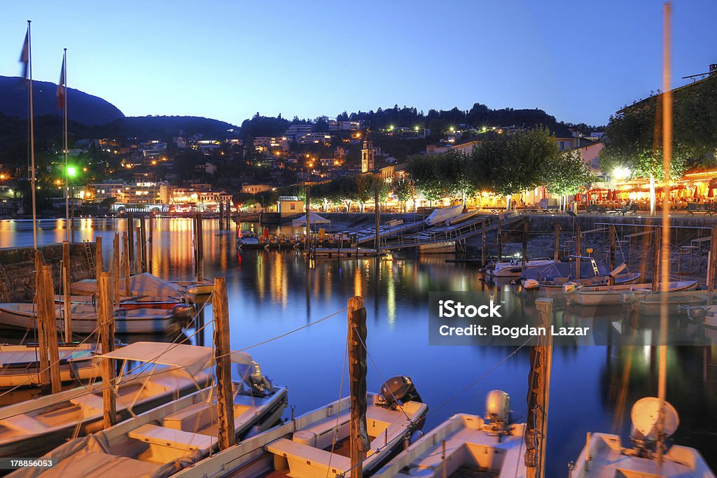 Lago Maggiore, Svizzera - Foto stock royalty-free di Notte