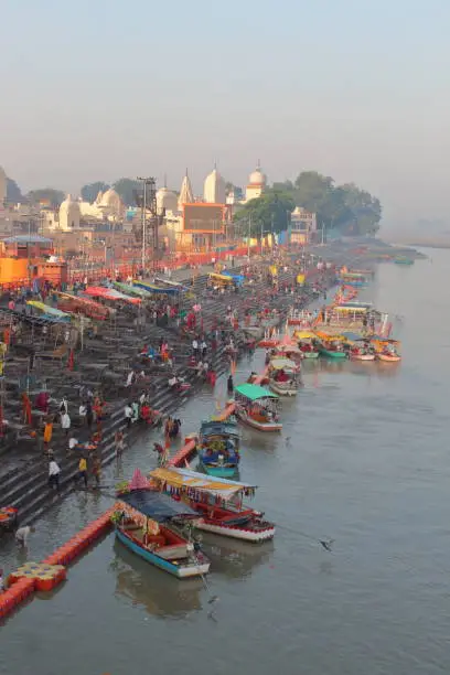 Ayodhya Ghat, Ayodhya, Uttar Pradesh, India