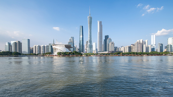 Urban Architecture Skyline and Urban Scenery of Guangzhou, China