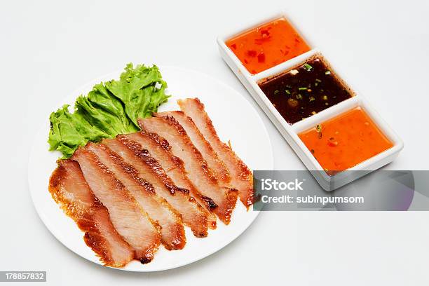 Roast Pork Thai Style Food Stock Photo - Download Image Now - Appetizer, Apple - Fruit, Asia