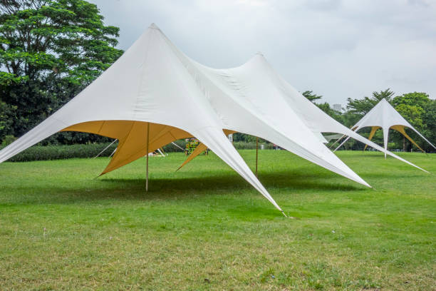 istock Camping tents on the park lawn 1788579902