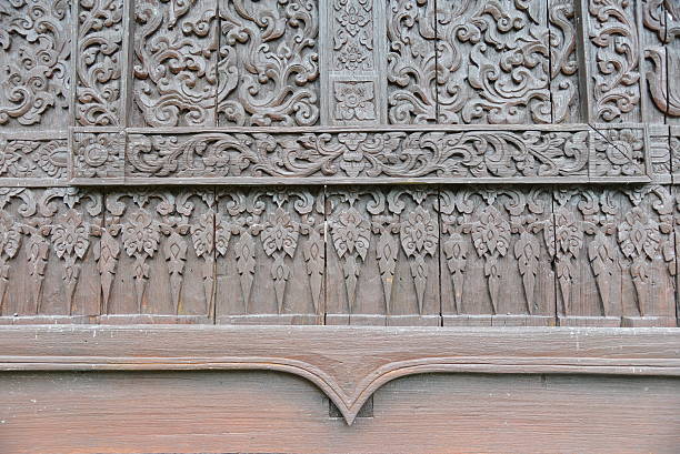 istock Wood Carving Thai Style 178858072