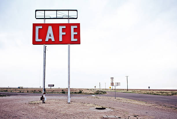 istock Cafe sign along historic Route 66 in Texas 178858810