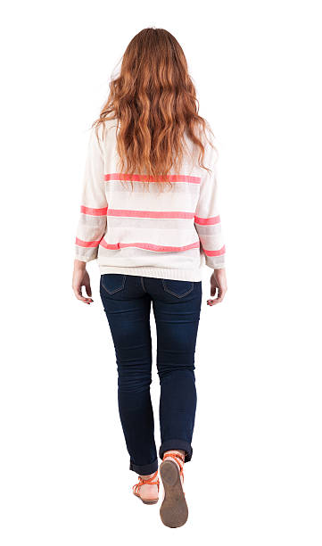 istock back view of walking  woman . 178859305