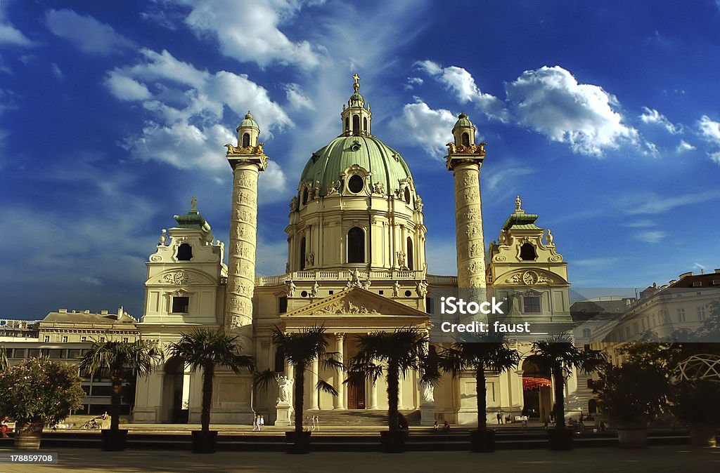 Karlskirche - Royalty-free Palácio de Schonbrunn Foto de stock