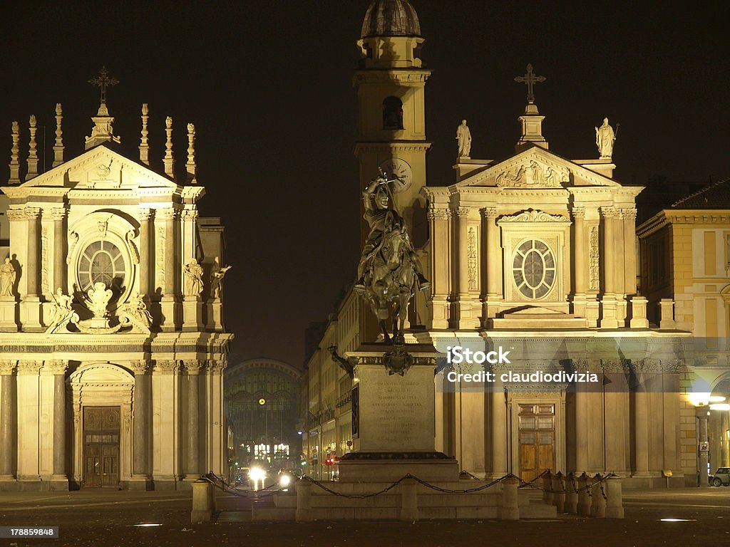 Piazza San Carlo, Turin Piazza San Carlo in Turin (Torino) baroque architecture Architecture Stock Photo