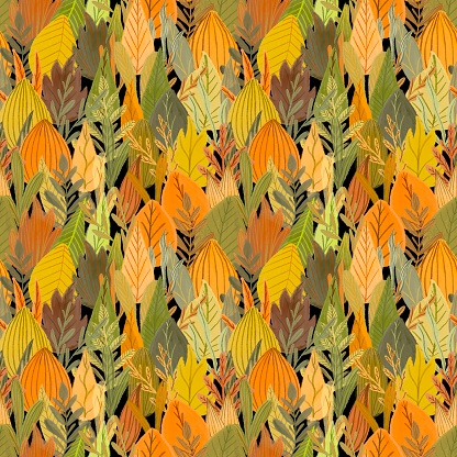 Cute repeating Pattern made with watercolor digitally