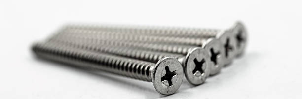 istock DIN 7982 screw for wood close up on white background 1788614375