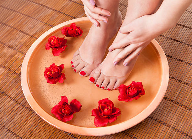 istock Female Feet Getting Aroma Therapy 178862842