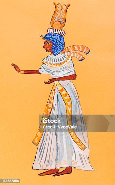 Ilustración de Mujer Del Antiguo Egipto Faraón y más Vectores Libres de Derechos de Adolescente - Adolescente, Adulto, Adulto joven