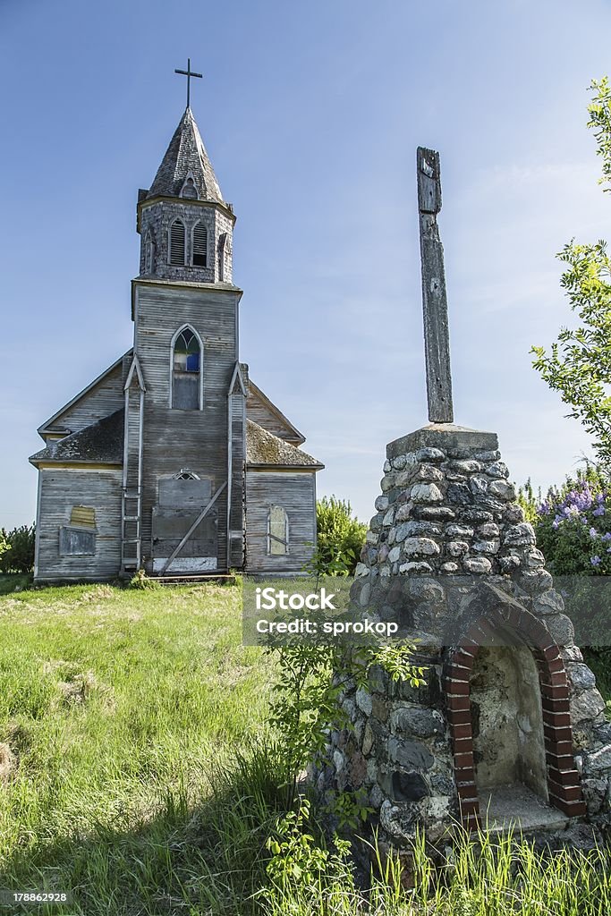 Igreja Old Exposto ao Ar - Royalty-free Abandonado Foto de stock