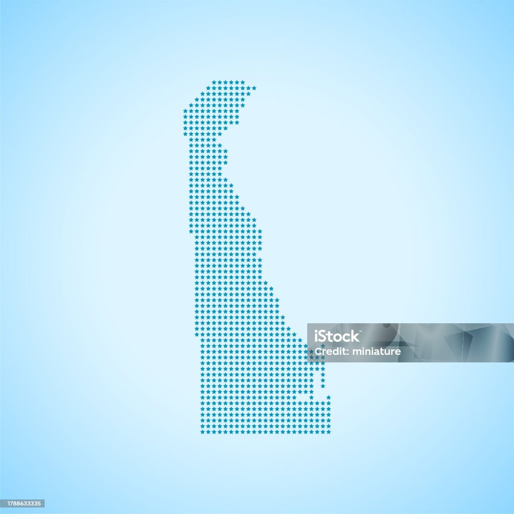 Feloware Delaware Map Stock Illustration - Download Image Now - Abstract ...