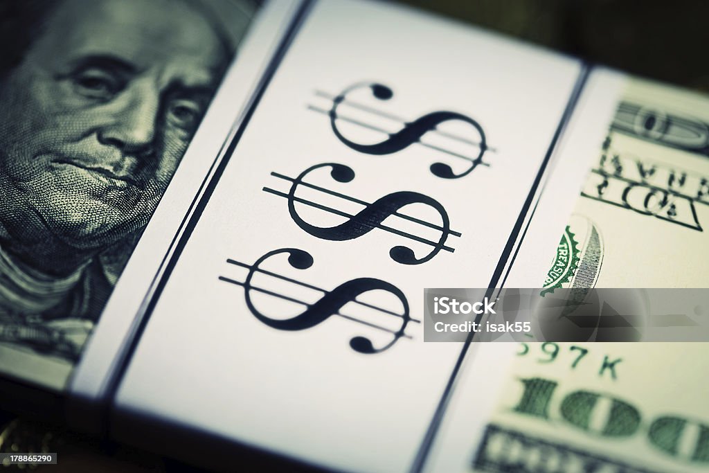 Dólares - Foto de stock de Cheio royalty-free