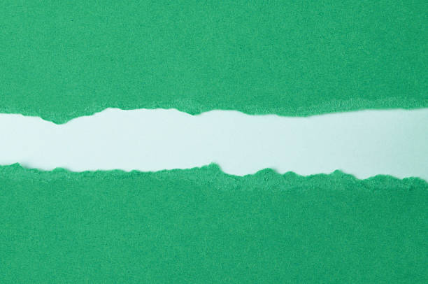 istock Green ripped paper 178865422