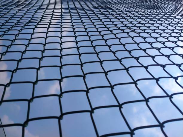 istock Woven wire mesh for two-area fence 1788654770