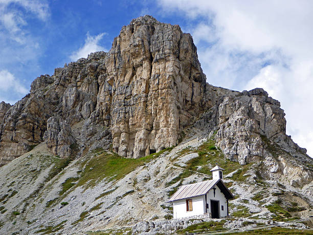 istock Chapel in the mountains 178865707