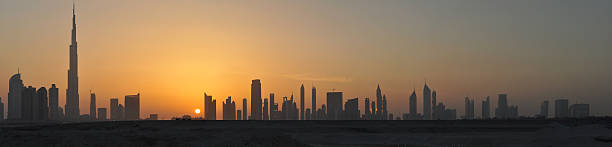 istock Dubai - Sunset over Sheikh Zyed Road 178865778