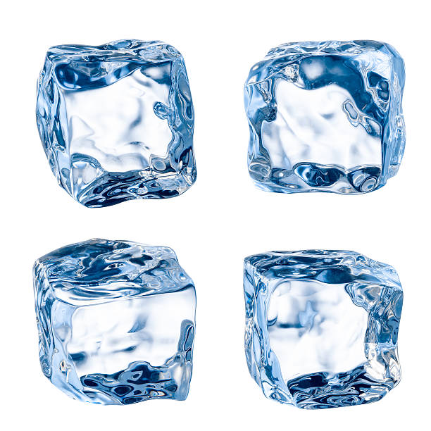 istock Cubes of ice on a white background. With clipping path 178866336
