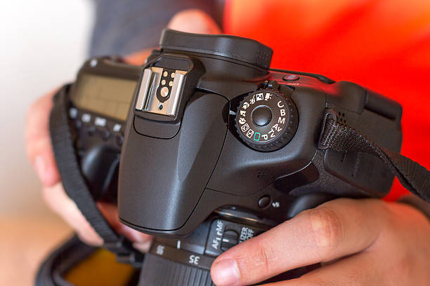 istock The Man holds a digital SLR camera 178866794