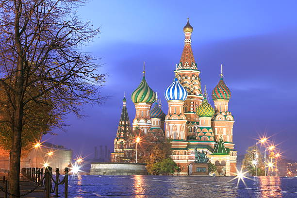 istock St Basil's Cathedral at blue sunset long exposure, Moscow 178867256
