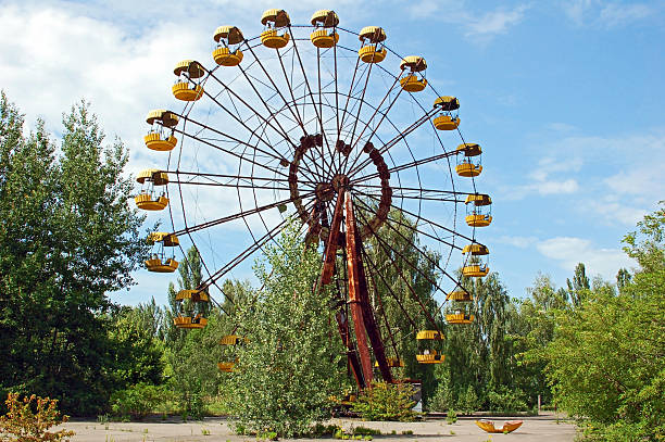 istock Abandoned amusement park in Pripyat, Chernobyl area 178867847