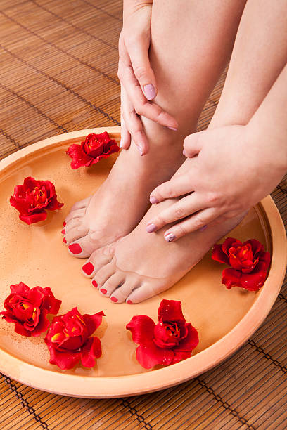istock Female Feet Getting Aroma Therapy 178868148