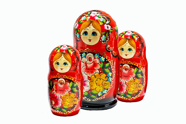 poupée russe - russian nesting doll doll russian culture nobody photos et images de collection