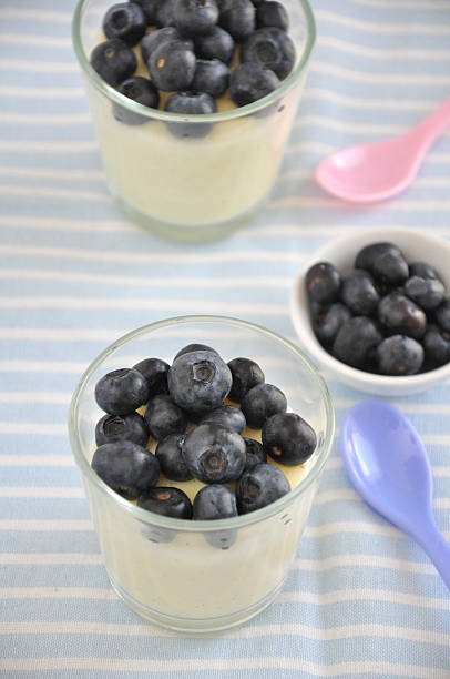 istock Panna Cotta with fresh blueberries 178868881