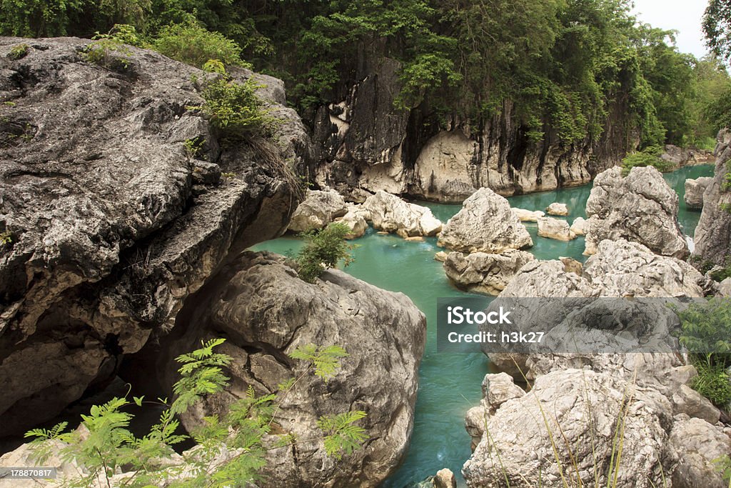 River Surrounded By Rocks Clear River Surrounded With Big Rocks Stock Photo - Download Image Now ...