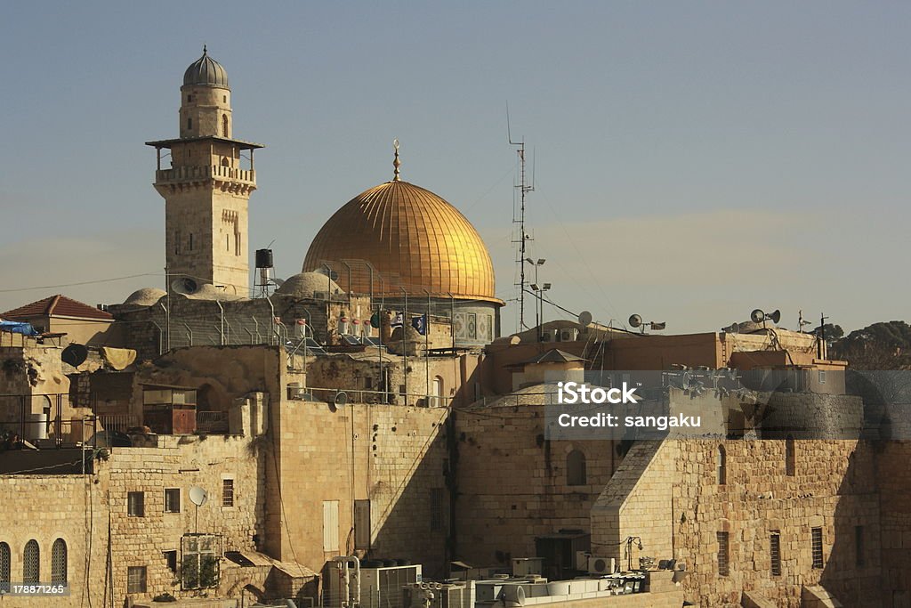 Cupola della Roccia a Gerusalemme, Israele - Foto stock royalty-free di Capitali internazionali