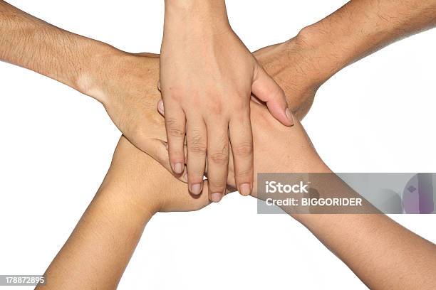 Grupo De Mano Foto de stock y más banco de imágenes de Acuerdo - Acuerdo, Alliance - Nebraska, Amistad