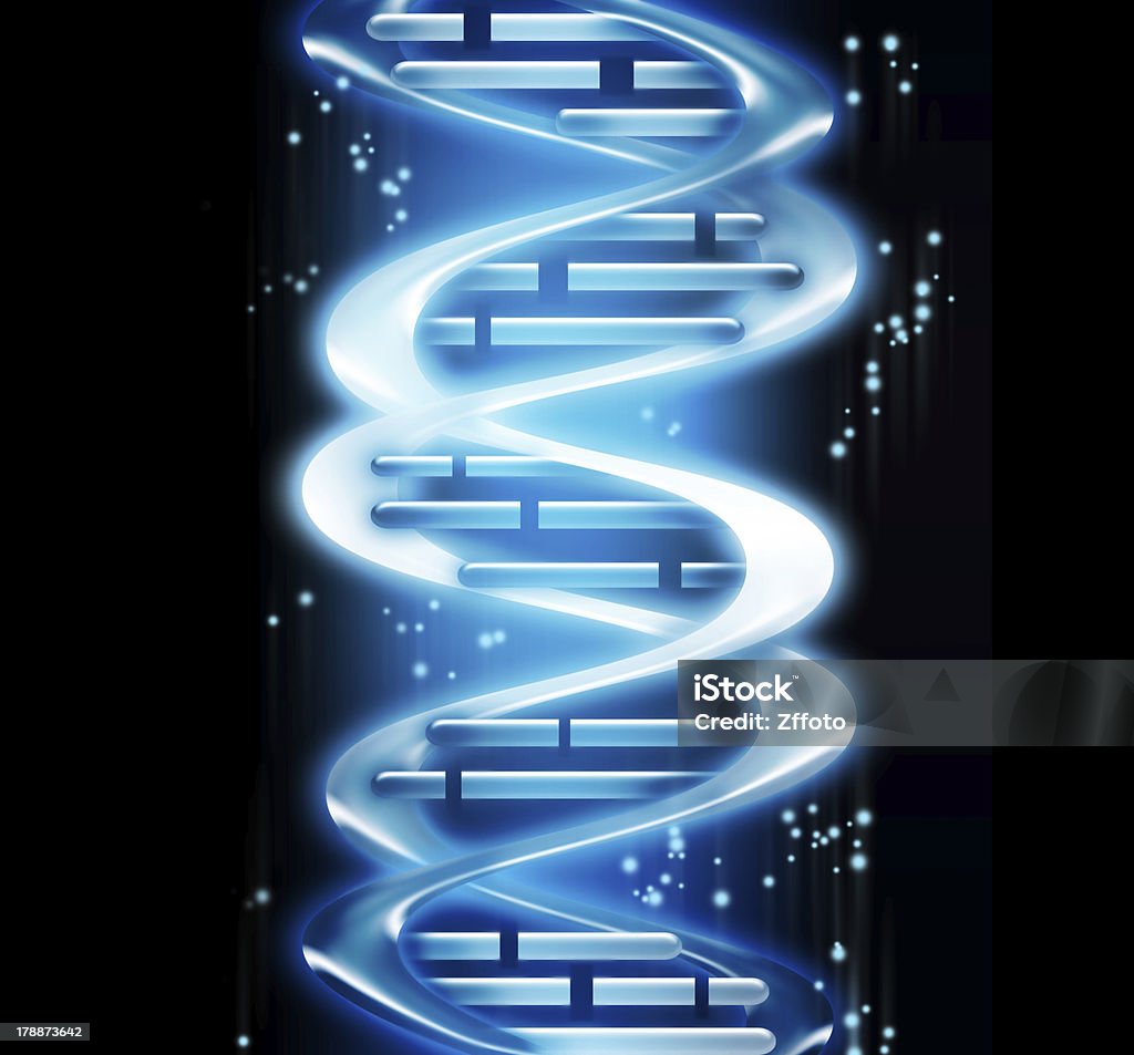 DNA - Lizenzfrei Atom Stock-Foto