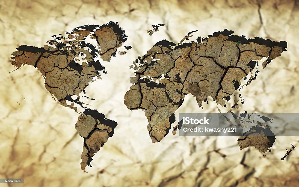 World Weltkarte - Lizenzfrei Abstrakt Stock-Foto