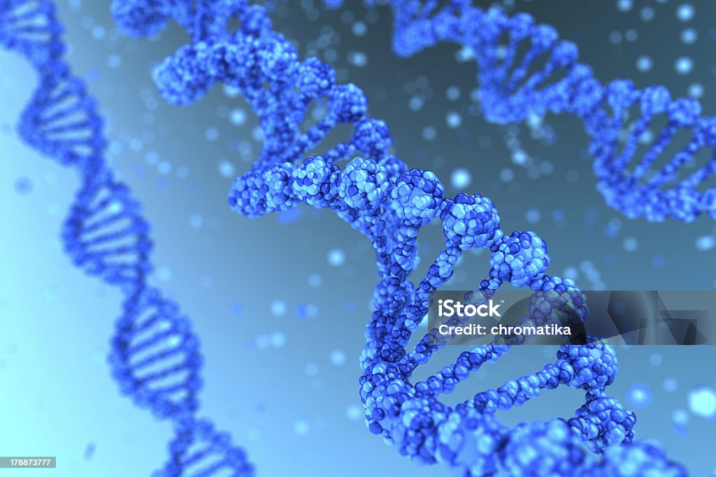 DNA 헬릭스 - 로열티 프리 DNA 테스트 스톡 사진