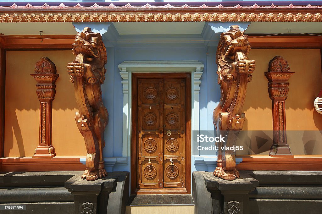 Traditionelle Hindu-Tempel, Südindien Kera - Lizenzfrei Architektur Stock-Foto