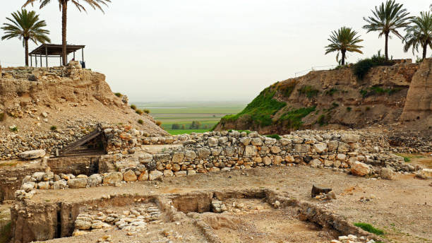 Ruins and rubble on top of Mt Megiddo