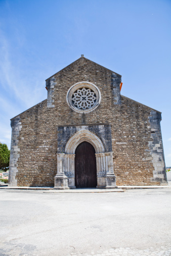 Igreja de Santa Maria do Castelo or Church of Santa Maria in Lourinha in Lisbon district of Portugal