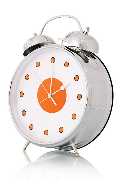 istock Big metal alarm clock 178875839