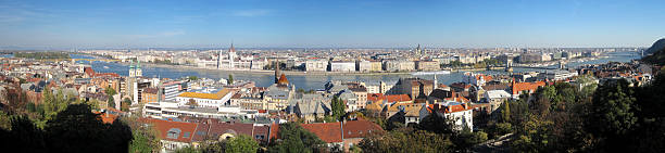 istock Panoramic view of the Danube from Buda Castle, Budapest. 178875949