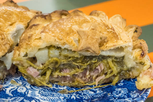 istock Boil up meat pie filled with bacon bones, watercress and potato 1788762635