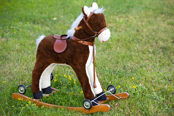 istock Small wooden toy horse 178876809