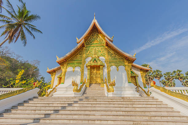 istock blue sky view with louangprabang national museum 178877671