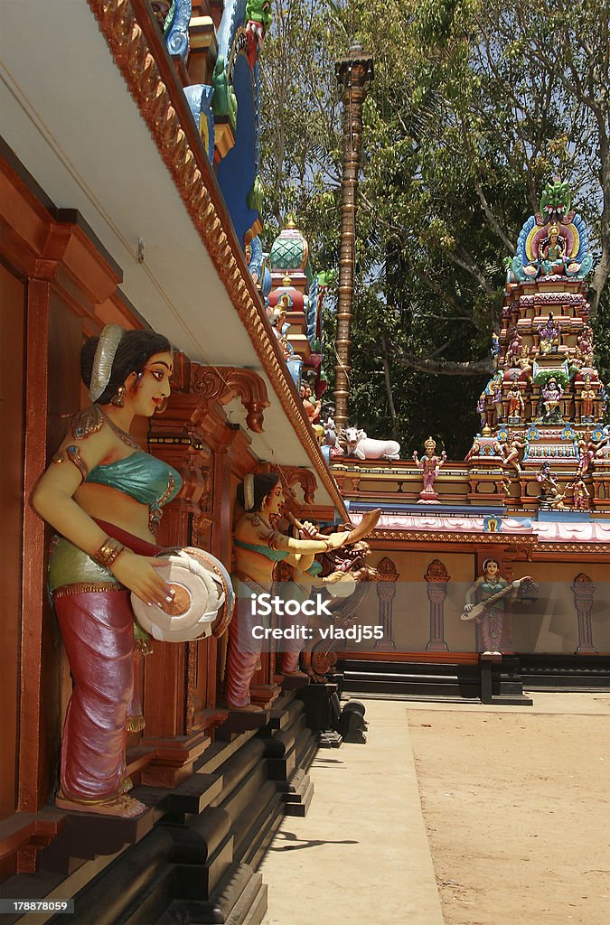 번자체 힌두교식 관자놀이, 남왕 인도, 케랄라 - 로열티 프리 0명 스톡 사진