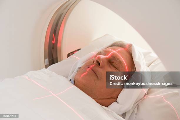 Patient Having A Computerized Axial Tomography Scan Stock Photo - Download Image Now