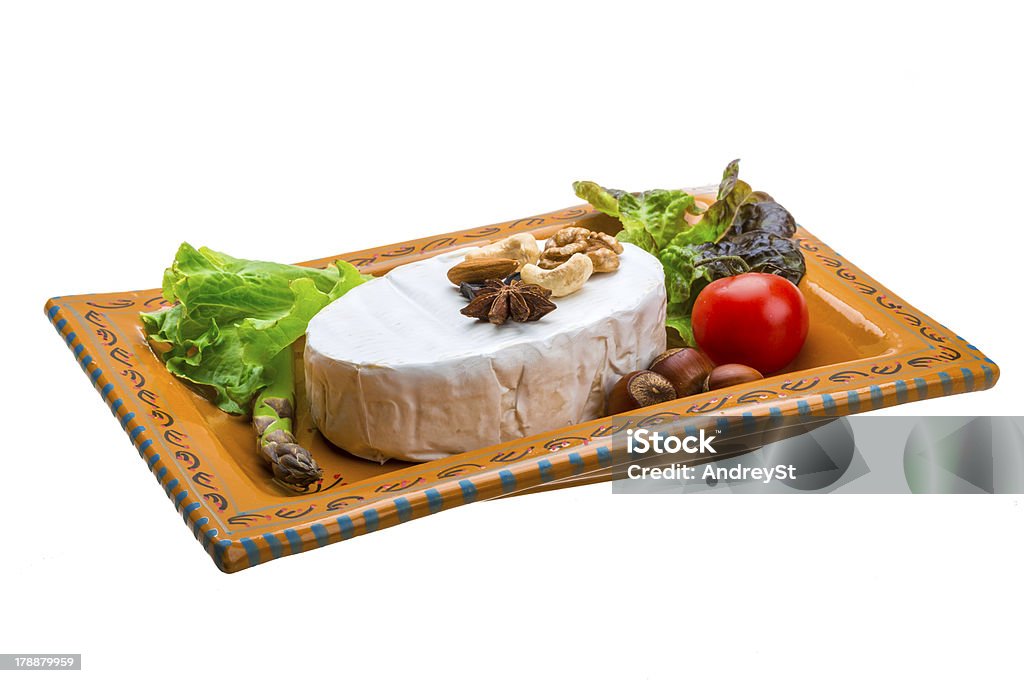 Frische weiche brie Käse - Lizenzfrei Abnehmen Stock-Foto