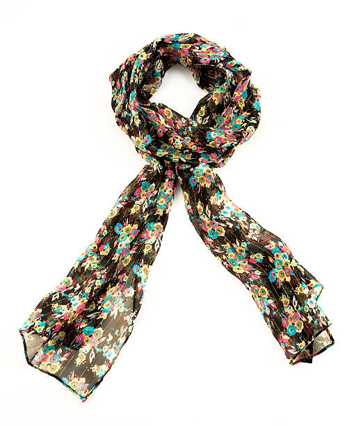 istock Flowery black neckerchief 178880134