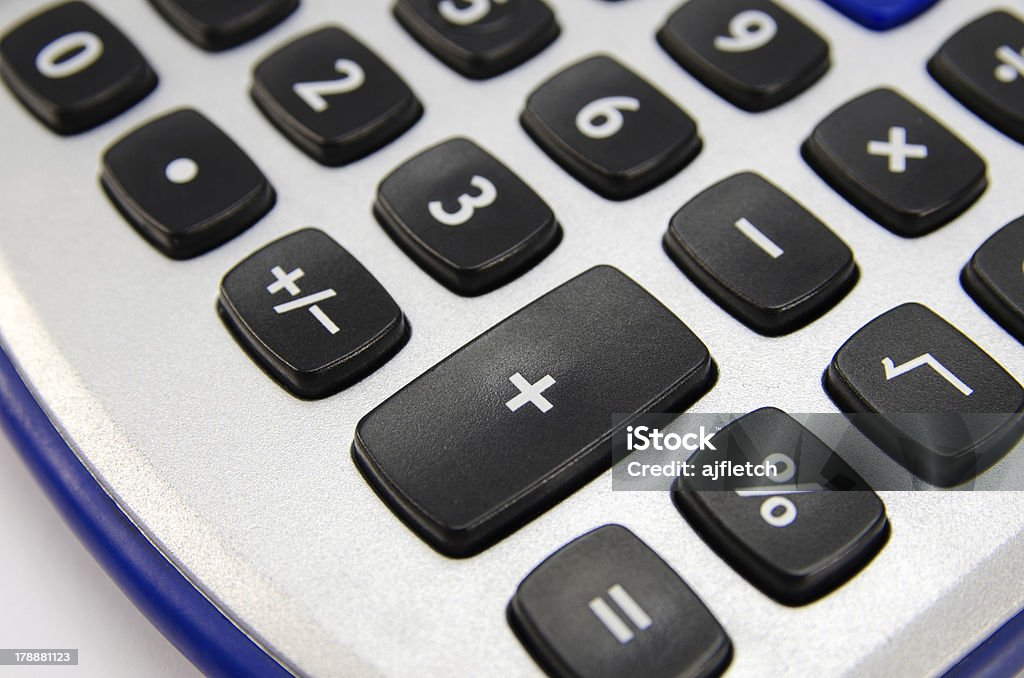 Macro de clavier calculateur - Photo de Activité bancaire libre de droits