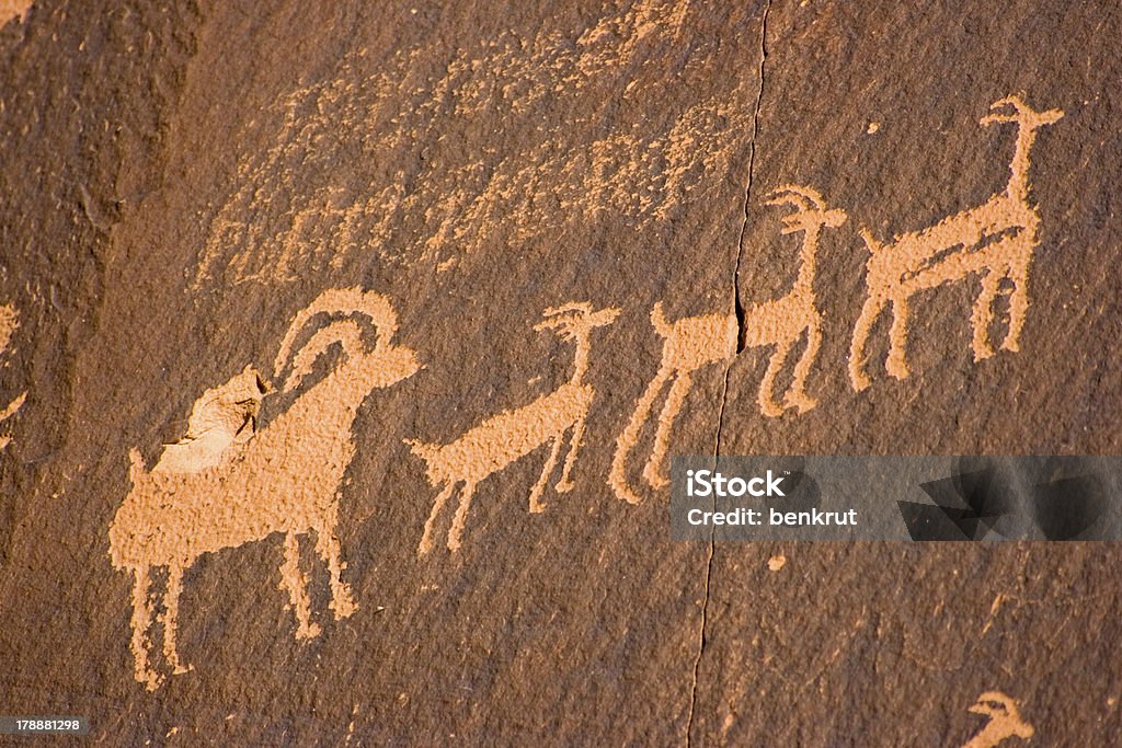 De Newspaper Rock - Foto de stock de Cabra - Mamífero ungulado royalty-free